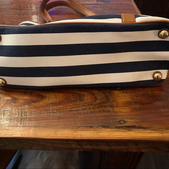 Michael Kors navy/white bag - Picture 2 of 3